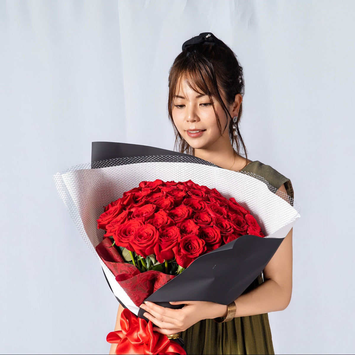ローズの花束［50本］