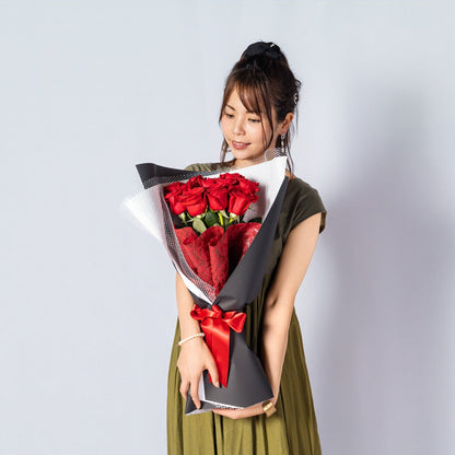 ローズの花束［12本］
