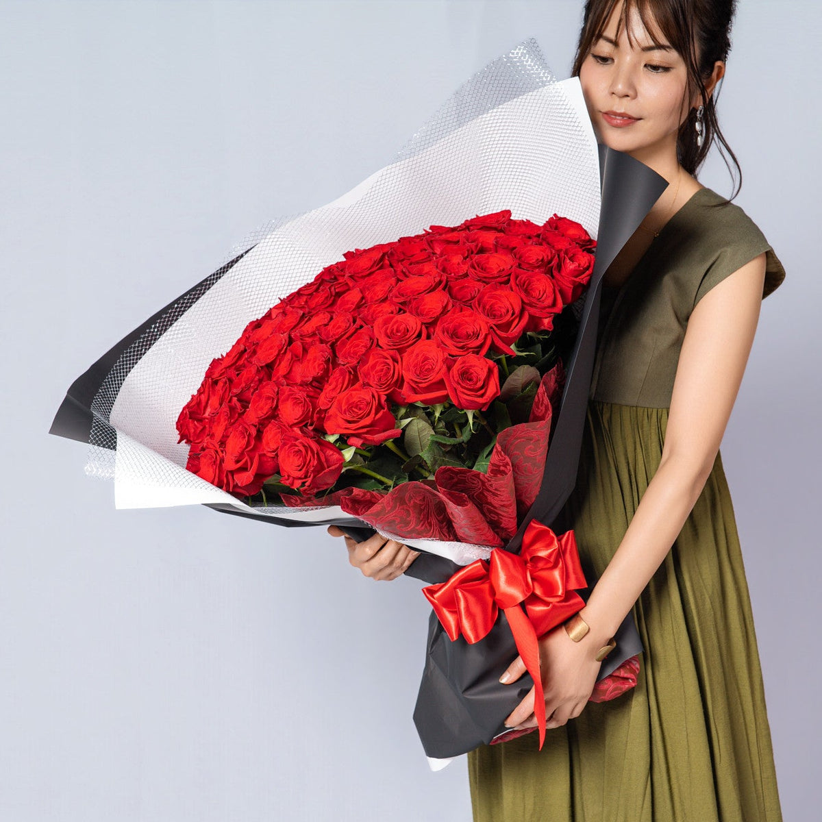 ローズの花束［100本］